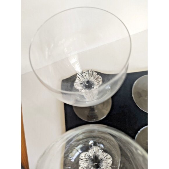 Belfor Crystal Esquisite Cordial Glasses, 6.5" Black Core Stem, Set of 5 - Picture 5 of 9